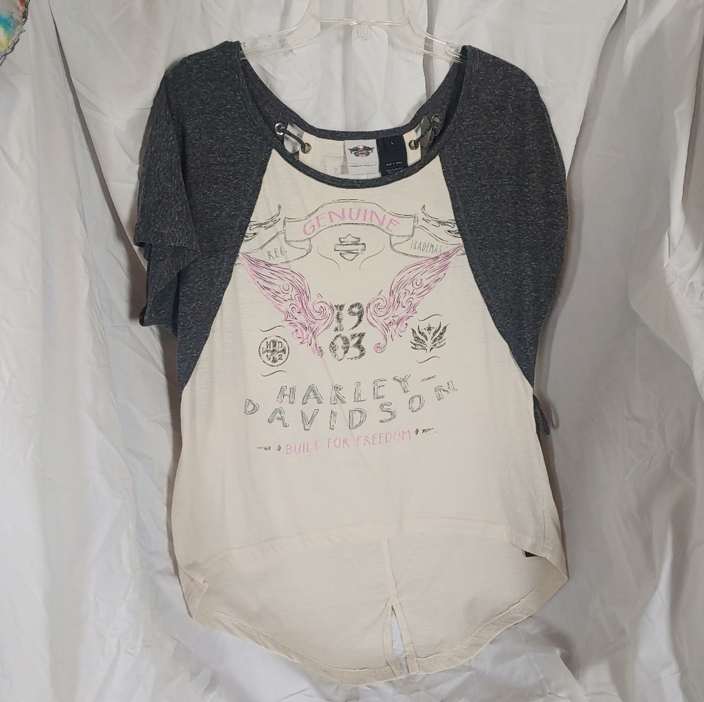 Harley Davidson tie t shirt